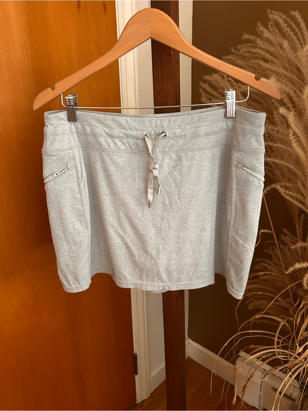 Stretch Drawstring Skort